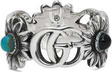 Gucci Silver GG Flower Ring - Gucci Silver GG Bague de fleurs - 구찌 실버 GG 꽃 반지