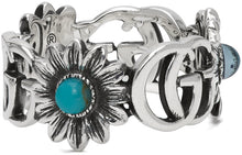 Gucci Silver GG Flower Ring