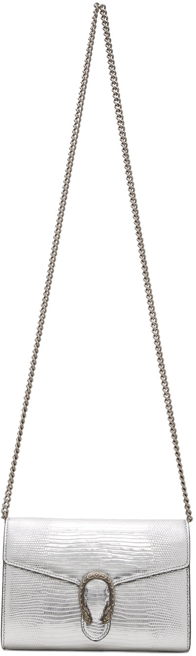 Gucci bag silver chain Clearance