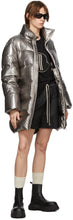 Rick Owens Silver Moncler Edition Down Cyclopic Coat - Rick Owens Silver Moncler Edition Down CoLopic Coat - 릭 오웬스 실버 몬 클러 에디션 아래쪽 시클로피 코트