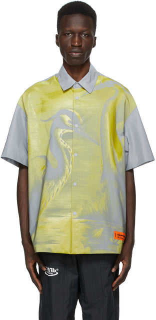 Heron Preston Silver Reflex Shirt - Heron Preston Silver Reflex Shirt - 헤론 프레스톤 실버 반사 셔츠