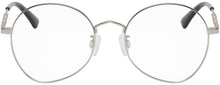 MCQ Silver Round Metal Glasses - Lunettes métalliques rondes argentées MCQ - MCQ 실버 라운드 금속 잔