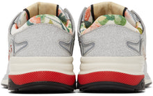 Gucci Silver Sparkling Ultrapace Sneakers