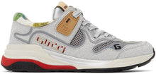 Gucci Silver Sparkling Ultrapace Sneakers