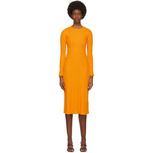 Simon Miller Yellow Wells Mid-Length Dress