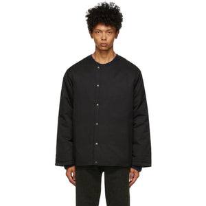 South2 West8 Black Down Crewneck Jacket