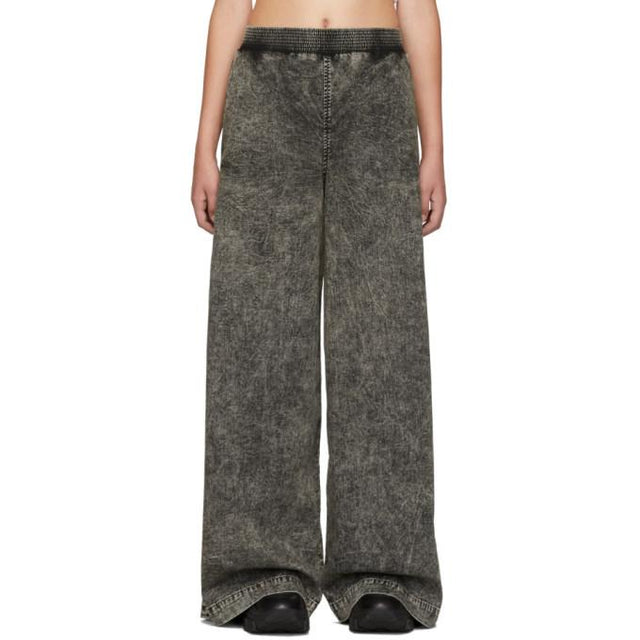 S.R. STUDIO. LA. CA. Black SOTO Mineral Wash Wide-Leg Jeans
