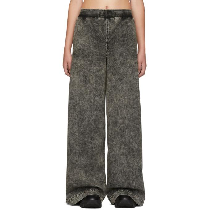 S.R. STUDIO. LA. CA. Black SOTO Mineral Wash Wide-Leg Jeans
