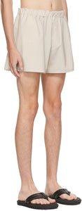 Coperni SSENSE Exclusive Beige Tailoring Boxer Shorts