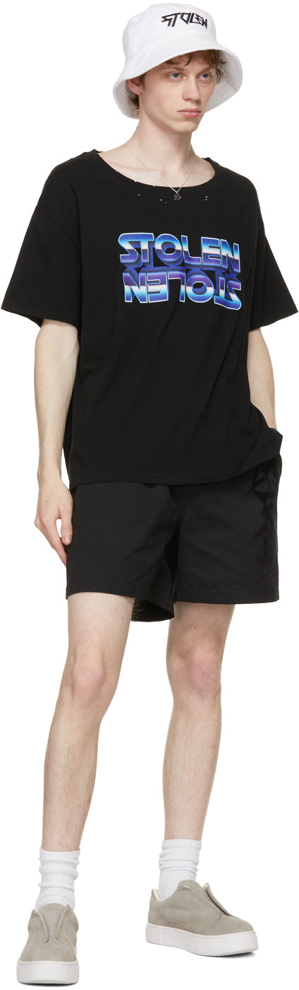 Stolen Girlfriends Club SSENSE Exclusive Black Chrome Dreams T-Shirt