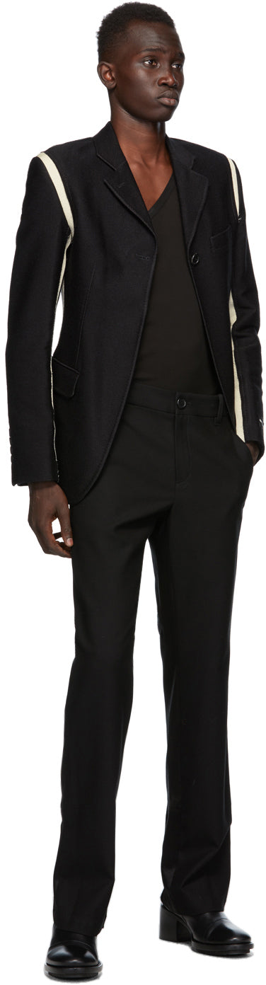 Ann Demeulemeester SSENSE Exclusive Black God of Wild Simplistic Blazer