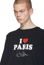 VETEMENTS SSENSE Exclusive Black 'I Love Paris' T-Shirt