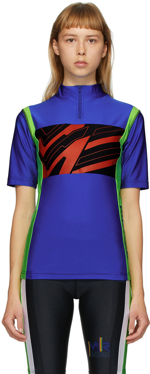 Martine Rose SSENSE Exclusive Blue Cycling T-Shirt