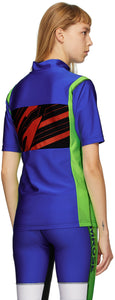 Martine Rose SSENSE Exclusive Blue Cycling T-Shirt