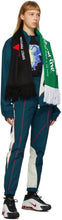 Martine Rose SSENSE Exclusive Blue Twist Track Pants - Martine Rose Ssense Ssense Pantalon Bleu Twist Twist Bleu - Martine Rose Ssense 독점적 인 블루 트위스트 트랙 바지