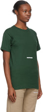 Saintwoods SSENSE Exclusive Green Blurry Logo T-Shirt