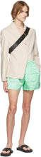 Coperni SSENSE Exclusive Green Flou MÃ©canique Shorts