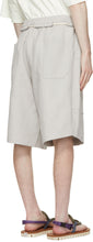 House of the Very Islands SSENSE Exclusive Grey Linen Cruise Control Shorts