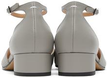 Maison Margiela SSENSE Exclusive Grey Tabi Ankle Strap Heels