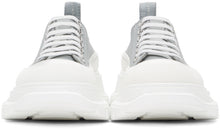 Alexander McQueen SSENSE Exclusive Grey Tread Slick Platform Low Sneakers