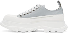 Alexander McQueen SSENSE Exclusive Grey Tread Slick Platform Low Sneakers