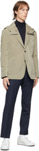Tiger of Sweden SSENSE Exclusive Khaki Veltlin 2.0 Hooded Blazer