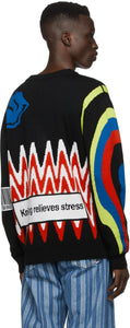 AGR SSENSE Exclusive Multicolor Logo Sweater