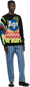 AGR SSENSE Exclusive Multicolor Logo Sweater