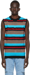 AGR SSENSE Exclusive Multicolor Mohair Vest - AGR SSense exclusif multicolor mohair gilet - Agr Ssense 독점적 인 여러 가지 빛깔의 모헤어 조끼