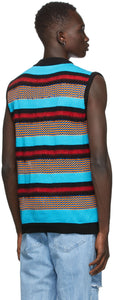 AGR SSENSE Exclusive Multicolor Mohair Vest