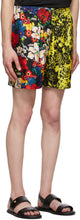 Versace SSENSE Exclusive Multicolor Silk Bouquet Shorts