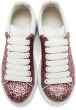 Alexander McQueen SSENSE Exclusive Pink Galaxy Glitter Oversized Sneakers