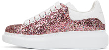Alexander McQueen SSENSE Exclusive Pink Galaxy Glitter Oversized Sneakers