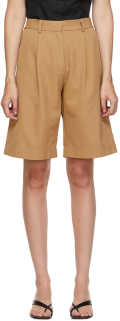 Esse Studios SSENSE Exclusive Tan Tailored Shorts