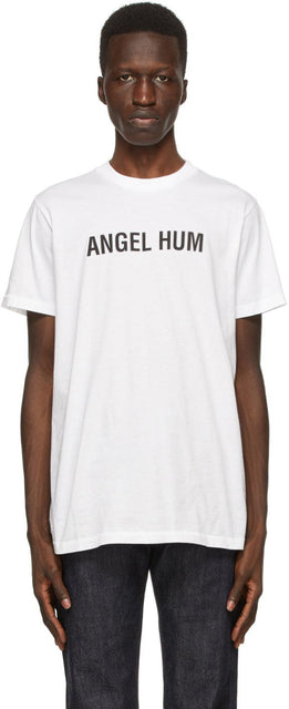 Helmut Lang SSENSE Exclusive White 'Angel Hum' T-Shirt