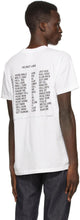 Helmut Lang SSENSE Exclusive White 'Angel Hum' T-Shirt