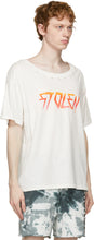 Stolen Girlfriends Club SSENSE Exclusive White Berate Fade T-Shirt