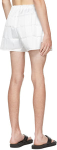 Coperni SSENSE Exclusive White Flou MÃ©canique Shorts