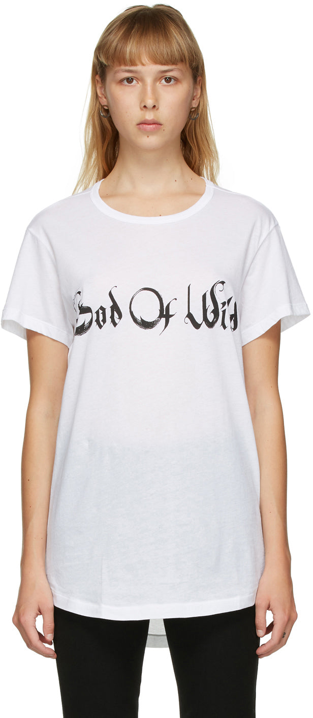 Ann Demeulemeester SSENSE Exclusive White God of Wild Fine T-Shirt