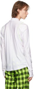 Sankuanz SSENSE Exclusive White Nylon Long Sleeve T-Shirt