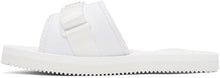 Suicoke SSENSE Exclusive White PADRI Sandals