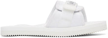 Suicoke SSENSE Exclusive White PADRI Sandals - Sandales blanches exclusives SUICOOKES SSENSE - SUICOKE SSENSE 독점적 인 흰색 파드리 샌들