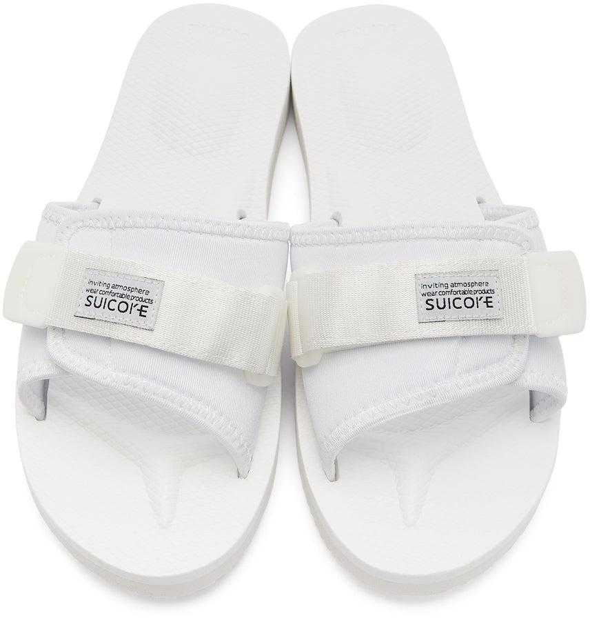 Suicoke SSENSE Exclusive White PADRI Sandals