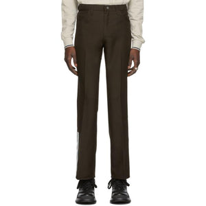 St-Henri SSENSE Exclusive Brown Rancher Dress Trousers
