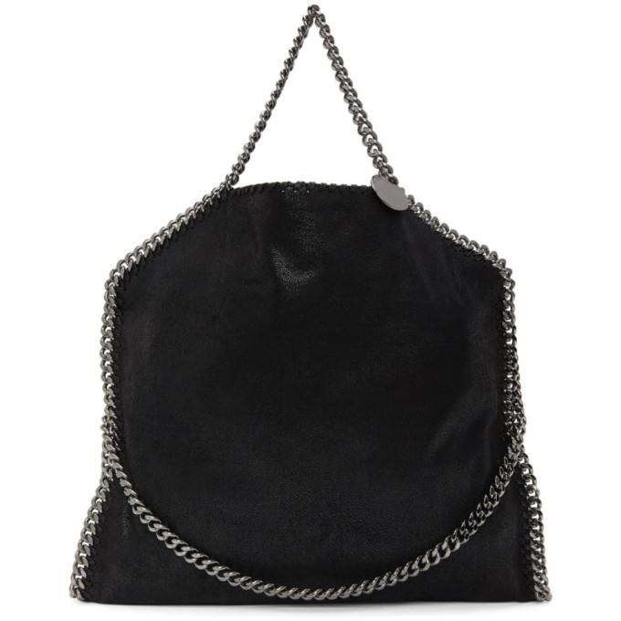 Stella McCartney Black Three-Chain Falabella Tote