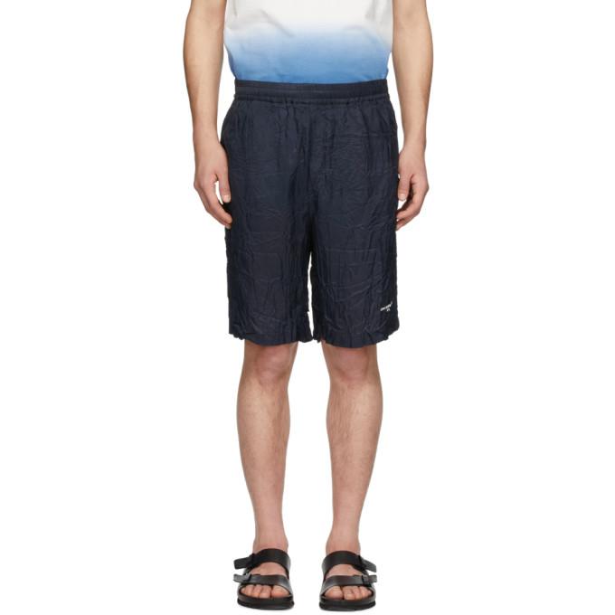 Stella McCartney Blue Cupro Timothy Shorts