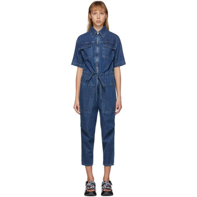 Stella McCartney Blue Denim Jumpsuit