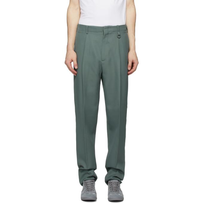 Stella McCartney Green Wool Tye Trousers