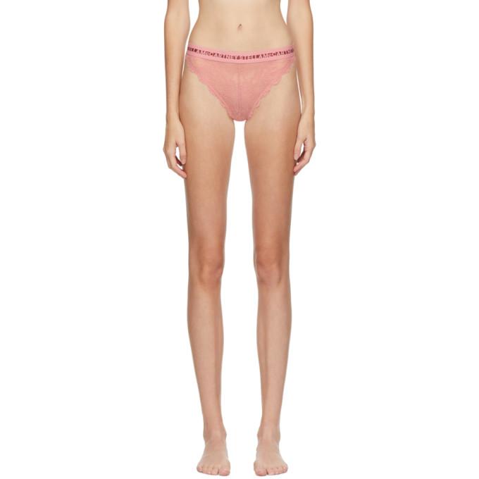 Stella McCartney Pink Whitney Popping High Leg Briefs