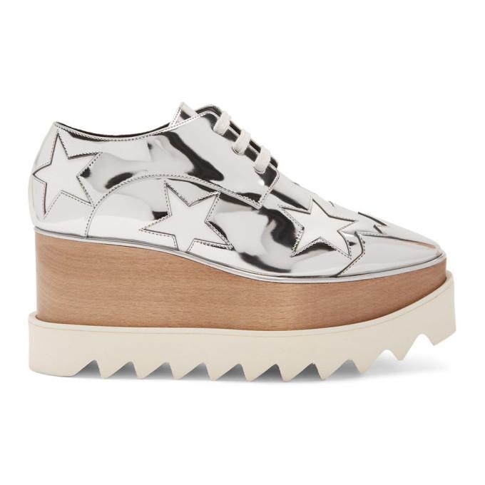 Stella McCartney Silver Elyse Stars Derbys